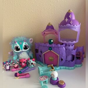 Magic Mixies lot of 5 mixlings, castle, and accessories